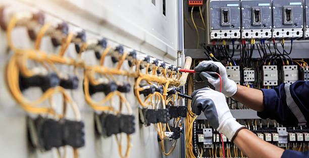 Professional Electrician technician working in Tysons, VA